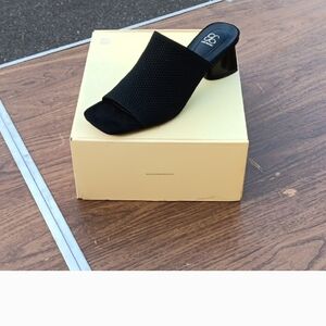 Chic Black Mules by 68